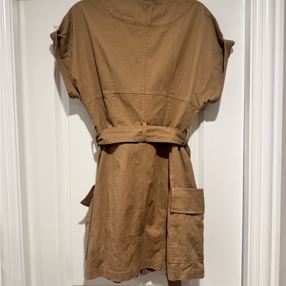 A.L.C. Bellamy twill belted dress, L - Picture 5 of 5